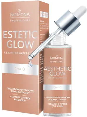Сыворотка для лица Farmona Professional Aesthetic Glow церамиды пептиды 30 мл