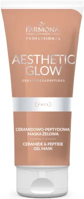 Церамидо-пептидная гелевая маска для лица Farmona Professional Aesthetic Glow Ceramide & Peptide Gel Mask, 200 мл