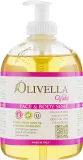 Мыло жидкое для лица и тела Olivella Violet на оливковом масле, 500 мл — фото 1
