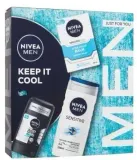 Набор NIVEA MEN Keep It Cool бальзам после бритья 100 мл гель для душа 250 мл и антиперспирант-стик 50 мл — фото 1