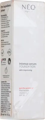 Тональная основа-сыворотка NEO Make Up Intense Serum Foundation матирующая SPF 30, 30 мл