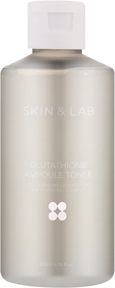 Осветляющий тоник для лица Skin&Lab Glutathione Ampoule Toner с глутатионом и ниацинамидом, 200 мл
