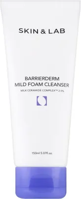Skin&Lab Barrierderm Mild Foam Cleanser мягкая барьерная пенка для умывания с керамидами 150 мл