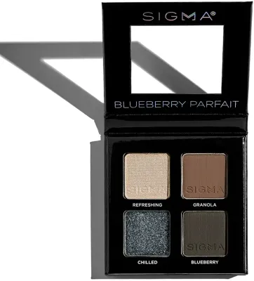 Палетка теней для век Sigma Beauty Blueberry Parfait Eyeshadow Quad 4 оттенка