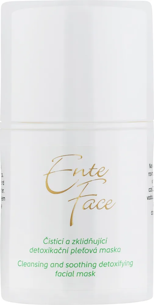 Детокс-маска для лица EnteFace с аргановым маслом, маслом макадамии и пантенолом, 50 мл