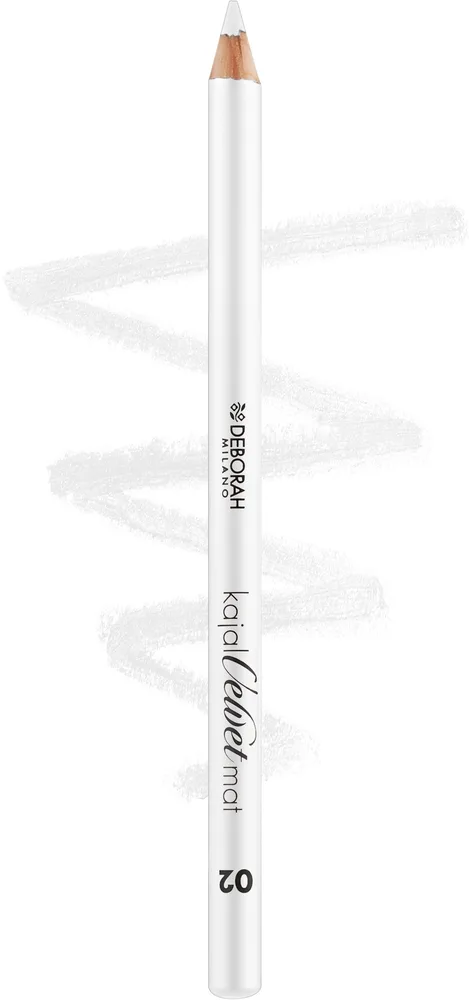 Карандаш для глаз Deborah Velvet Mat Kajal, оттенок 02 - White