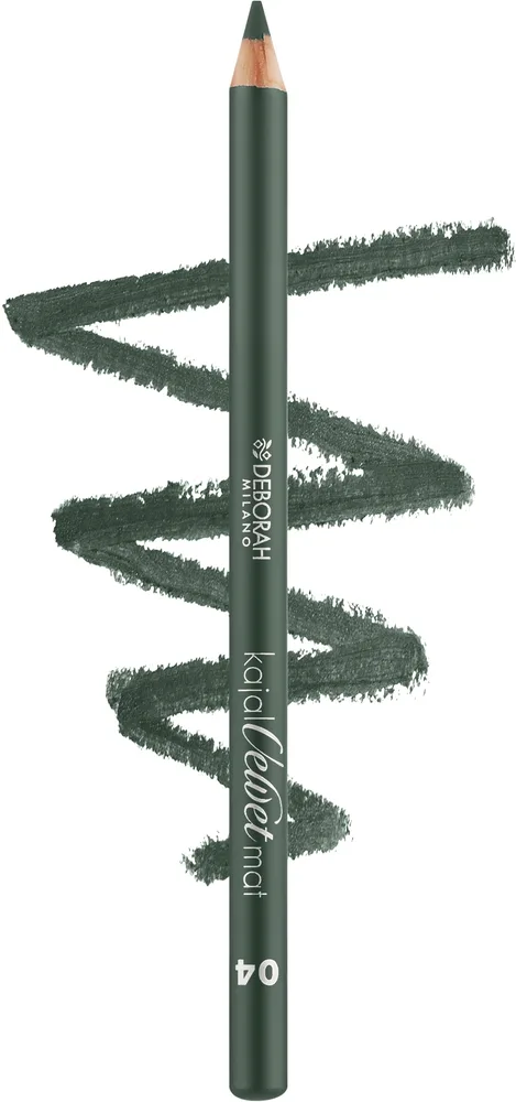 Карандаш для глаз Deborah Velvet Mat Kajal, оттенок 04 - Green