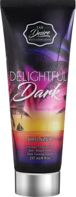 Бронзатор для солярия Tan Desire Delightful Dark Bronzer DHA алоэ витамины 237 мл