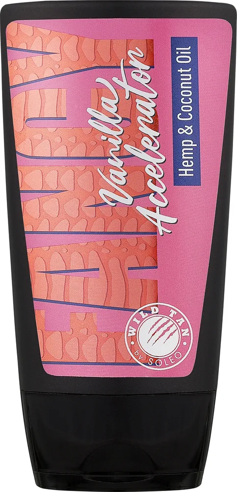 Крем-активатор загара Wild Tan Fancy Vanilla для солярия и солнца с маслом какао и зелёным чаем, 125 мл