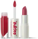 Помада для губ Bottega Verde Adoro Lipstick Gloss Duo 2 в 1, двусторонняя, с блеском, 6,5 мл, оттенок Peony Red — фото 1