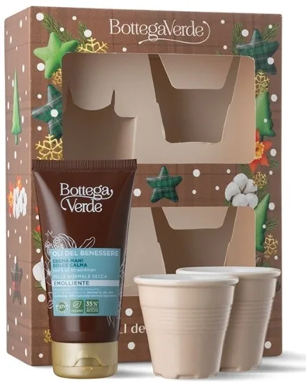Набор Bottega Verde Coffee крем для рук с маслом ши и растительными маслами 75 мл и аксессуар