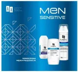 Набор AA Men Sensitive увлажняющий бальзам после бритья 100 мл пена для бритья 250 мл и антиперспирант 50 мл — фото 1