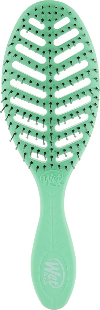Щётка для волос Wet Brush Go Green Speed Dry Green вентилируемая, для сушки феном, 1 шт