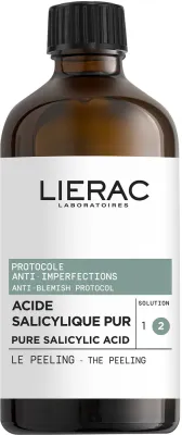 Lierac Protocole Pure Salicylic Acid The Peeling пилинг для лица с салициловой кислотой против несовершенств 100 мл