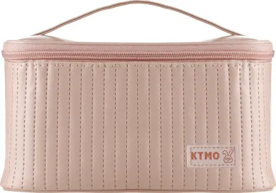 Косметичка Ecarla KS70 женская сундучок бежевая