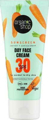 Крем для лица Organic Shop солнцезащитный дневной SPF30 50 мл