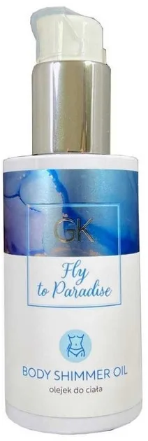 Масло для тела Global Keratin Fly To Paradise Body Shimmer Oil мерцающее с блестками 120 мл