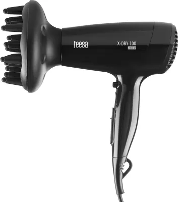 Фен Teesa X-Dry 100 TSA0513 черный 2000 Вт, 3 скорости, ионизация