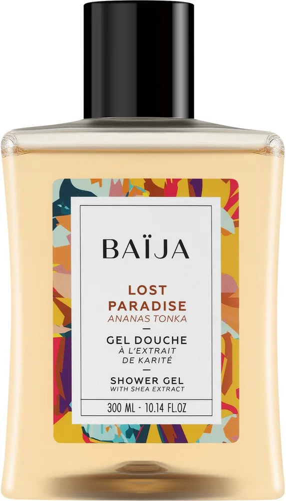 Гель для душа Baija Lost Paradise с ананасом и тонка бобами, 300 мл