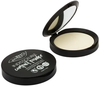 Компактная пудра PuroBio Cosmetics Indissoluble Compact Powder полупрозрачная финишная, 9 г