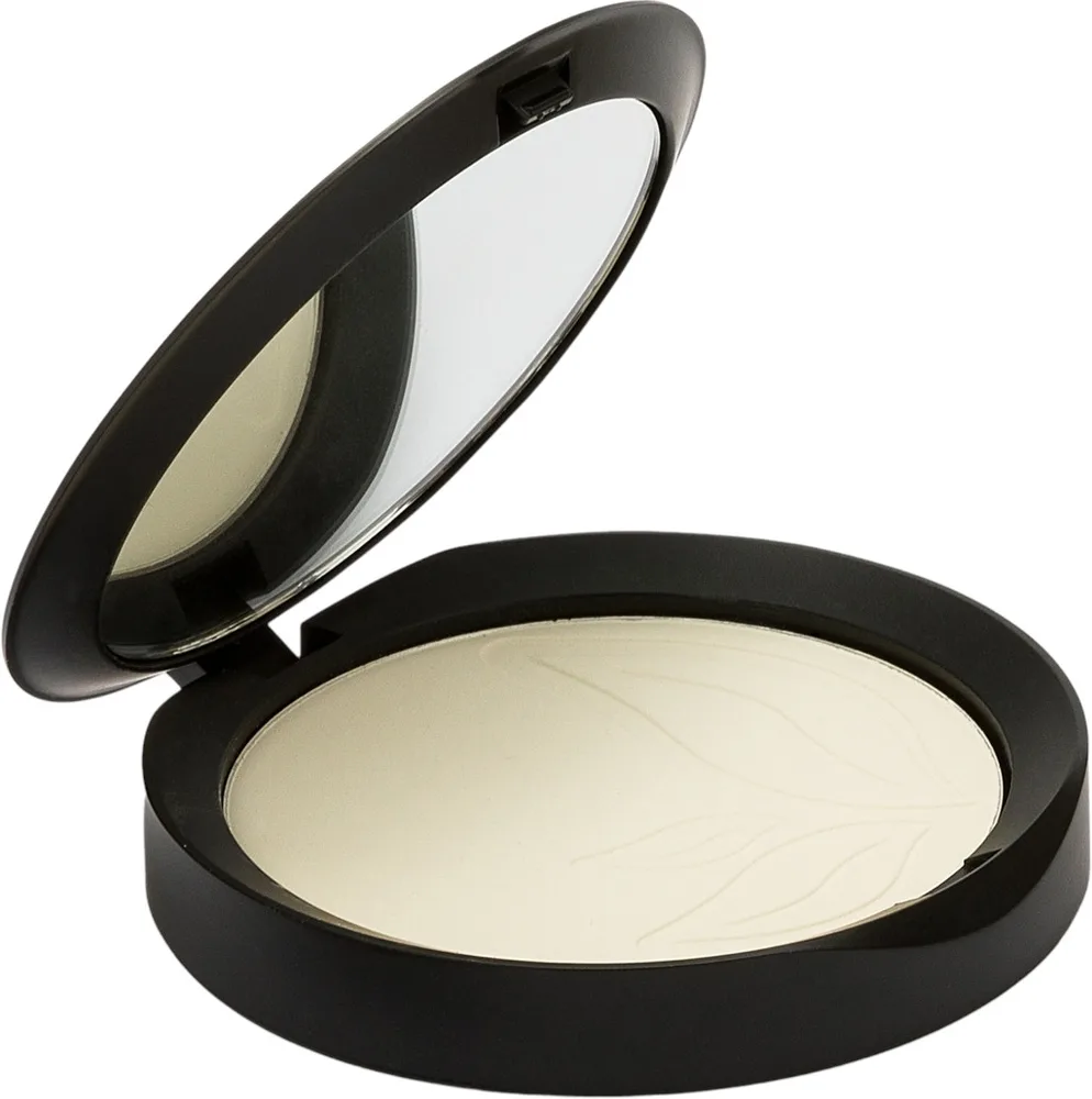 Компактная пудра PuroBio Cosmetics Indissoluble Compact Powder полупрозрачная финишная, 9 г, оттенок T00