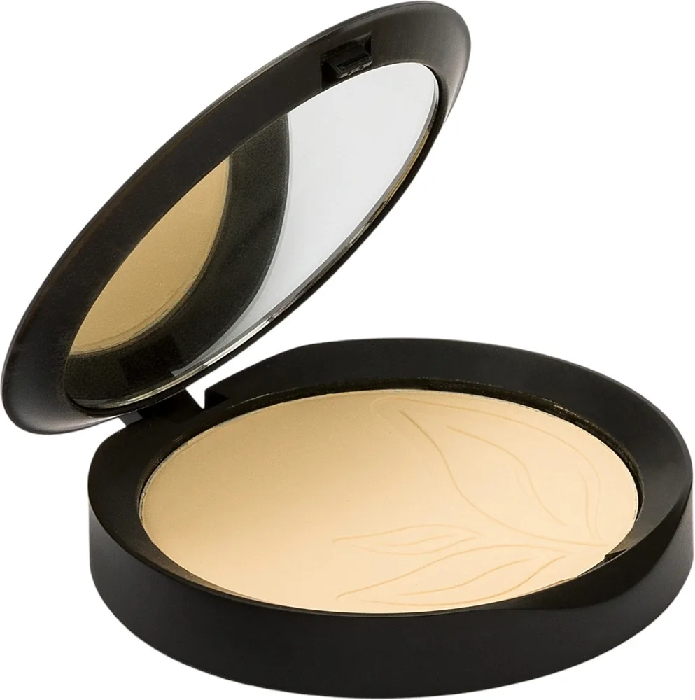 Компактная пудра PuroBio Cosmetics Indissoluble Compact Powder полупрозрачная финишная, 9 г, оттенок T01