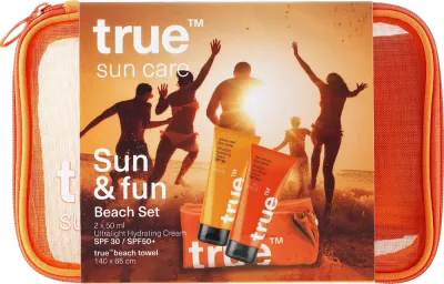 Мужской набор True Men Skin Care Sun & Fun Beach солнцезащитный крем SPF30 2x50 мл
