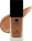 Тональный флюид Avon Power Stay 24H Foundation + Niacinamide матирующий стойкий SPF 10, 30 мл, оттенок 438P - Chocolate — фото 1