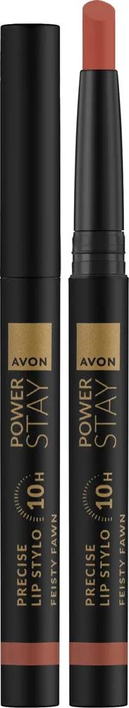 Помада-стик для губ Avon Power Stay 10H Precise стойкая, оттенок Coral Queen