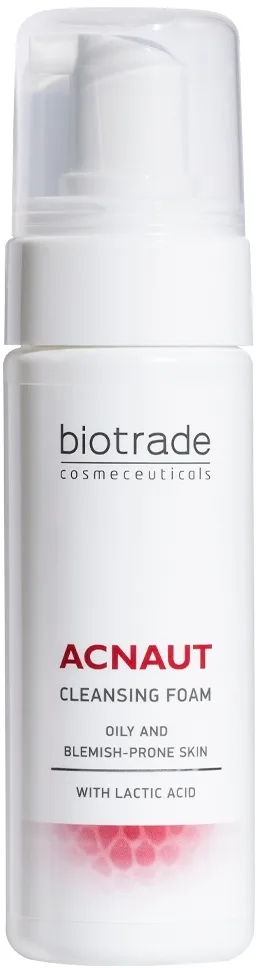 Biotrade Acnaut Cleansing Foam мягкая очищающая пенка с молочной кислотой для проблемной кожи 150 мл