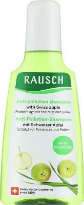 Шампунь Rausch Anti-Pollution с яблоком, ячменём и крапивой, веганский, без силиконов, 200 мл, Германия