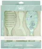 Набор расчесок Wet Brush Pro Detangler Modern Stone щетка Flex Dry гребень и щетка для распутывания 3 шт — фото 1