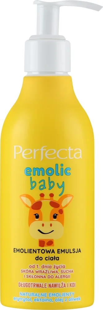 Увлажняющая эмульсия для тела детская Perfecta Emolic Baby с эктоином, 200 мл