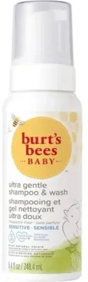 Шампунь и гель для мытья Burt's Bees Baby Shampoo и Wash Sensitive детский, для чувствительной кожи, 248 мл