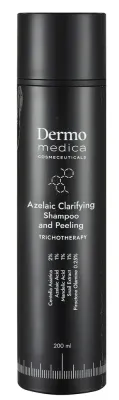 Шампунь-пилинг Dermomedica Trichotherapy Azelaic 2в1, против выпадения волос, перхоти и жирности кожи головы, 200 мл, Польша