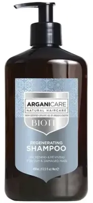 Шампунь ArganiCare Biotin регенерирующий, с биотином и маслом арганы, для сухих и повреждённых волос, 400 мл, Израиль