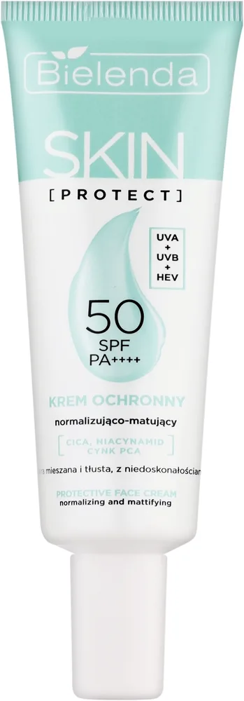 Крем для лица Bielenda Skin Protect солнцезащитный матирующий SPF 50 40 мл