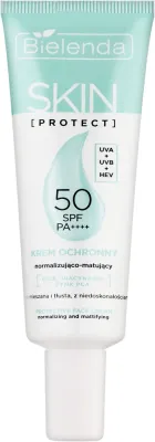 Крем для лица Bielenda Skin Protect солнцезащитный матирующий SPF 50 40 мл