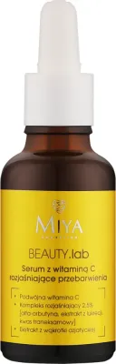 Сыворотка для лица Miya Cosmetics Beauty Lab Vitamin C осветляющая от пигментации 30 мл