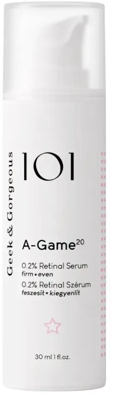 Сыворотка для лица Geek & Gorgeous A-Game 20 Retinal Serum для зрелой и жирной кожи 30 мл