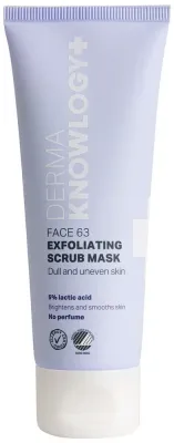Пилинг-маска для лица DermaKnowlogy Face 63 с молочной кислотой AHA и маслом миндаля, 75 мл