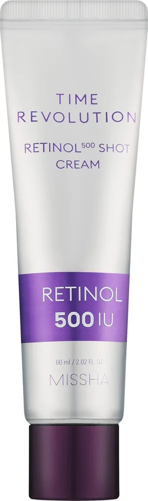 Крем для лица Missha Time Revolution с ретинолом 500 ночной 60 мл