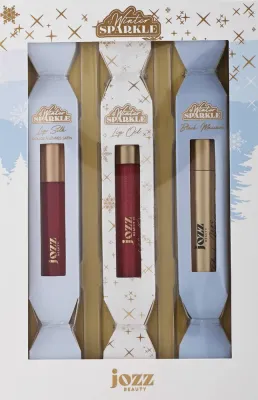 Набор для макияжа Jozz Trio Crackers тушь блеск и жидкая помада для губ 3x7.5 мл