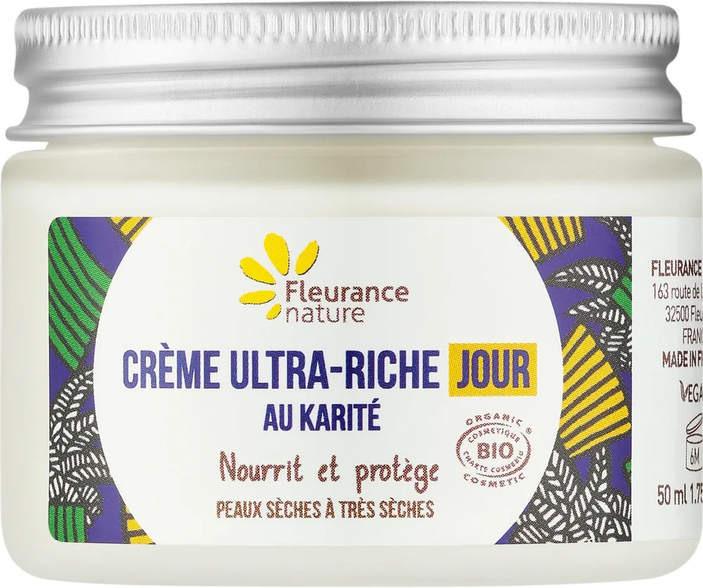 Крем для лица Fleurance Nature с маслом ши насыщенный дневной 50 мл