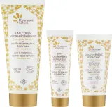 Набор для тела Fleurance Nature Gelee Royale молочко крем для рук и крем для лица с маточным молочком и маслом ши 200+50+75 мл — фото 1