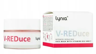 Маска против покраснений Lynia V-Reduce с витаминами B12, B6, C, E и F, 50 мл