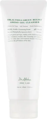 Аминокислотный очищающий гель для лица Dr Althea Green Relief Amino Gel Cleanser, 100 мл