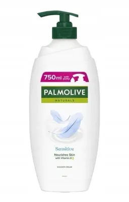 Крем-гель для душа Palmolive Naturals Sensitive с витамином E, 750 мл