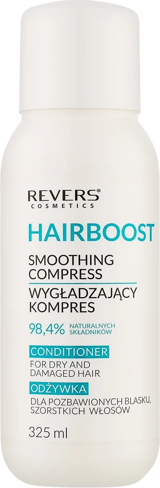 Разглаживающий кондиционер для жёстких и тусклых волос Revers Hairboost Smoothing Compress Hair Conditioner 325 мл