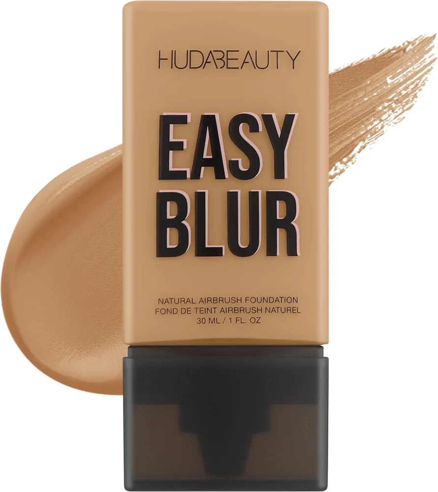 Тональный флюид Huda Beauty Easy Blur Natural Airbrush Foundation матирующий натуральный, 30 мл, оттенок Baklava 340 г